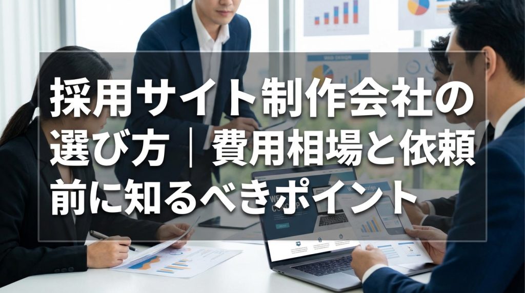 採用サイト制作会社の選び方